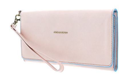 PIQUADRO Blue Square Big Size Women´s Wallet with RFID Rosa Chiaro