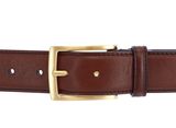 THE BRIDGE Cintura Uomo Men's Belt 35 XL W135 Marrone TB 14 - shortenable