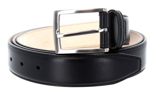 THE BRIDGE Cintura Uomo Men's Belt 35 XL W120 Nero - kürzbar