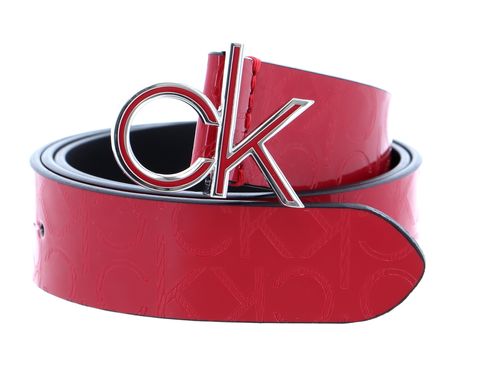 Calvin Klein CK Low EM Fix Belt 3 W75 Chili Pepper