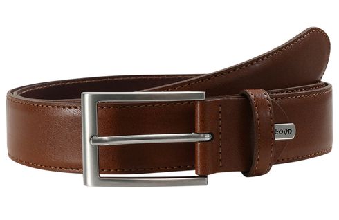 LLOYD Men´s Leather Belt 3.5 W80 Cognac - kürzbar