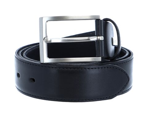 LLOYD Men´s Leather Belt 3.5 W90 Black - kürzbar