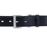 LLOYD Men´s Leather Belt 3.5 W115 Black - shortenable