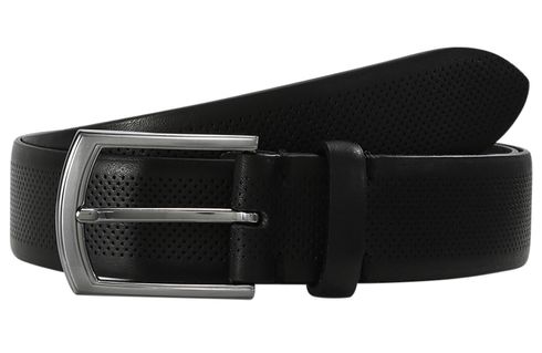 LLOYD Leather Belt 3.5 W90 Black