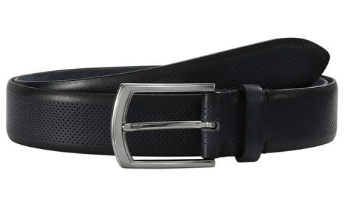 LLOYD Leather Belt 3.5 W80 Marine