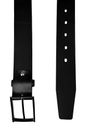 LLOYD Thin Leather Belt W100 Black - kürzbar