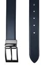 LLOYD 2 in 1 Reversible Belt W100 Black / Blue - shortenable