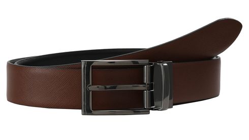 LLOYD 2 in 1 Reversible Belt W80 Cognac / Black - shortenable