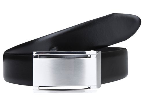 LLOYD Leather Belt 3.5 W125 Black - kürzbar