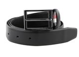 TOMMY HILFIGER Formal Leather Belt 3.0 W105 Black TOMMY HILFIGER Formal Leather Belt 3.0 W105 Black