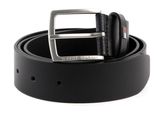 TOMMY HILFIGER Casual Leather Belt 3.5 G W85 Black TOMMY HILFIGER Casual Leather Belt 3.5 G W85 Black