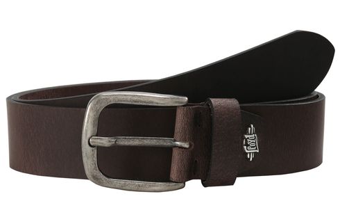 LLOYD Buffaloleather Belt 4.0 W85 Dark Brown - shortenable