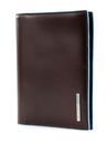 PIQUADRO Blue Square Passport Holder Mogano PIQUADRO Blue Square Passport Holder Mogano