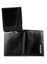 PIQUADRO Blue Square Vertical Men´s Wallet with Clip Nero