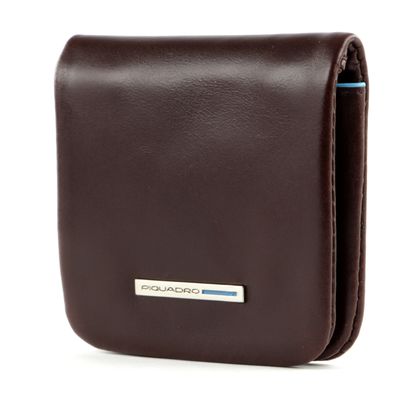 PIQUADRO Blue Square Soft Coin Pocket Mogano