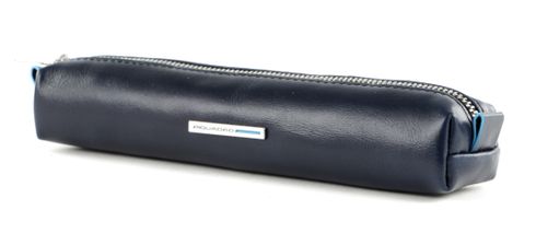 PIQUADRO Blue Square Pen Case Blu Notte