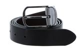 PIQUADRO Black Square Reversible Men´s Belt With Prong Buckle W115 Testa Di Moro / Nero - kürzbar