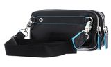 PIQUADRO Blue Square Case With Wrist Strap Nero