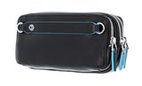 PIQUADRO Blue Square Case With Wrist Strap Nero