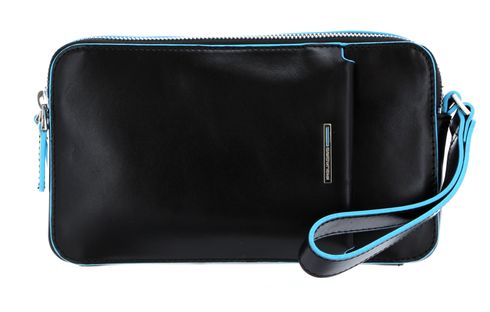 PIQUADRO Blue Square Men´s Wrist Clutch Bag Nero