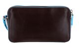 PIQUADRO Blue Square Men's Wrist Clutch Bag Mogano