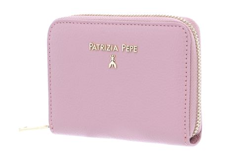 PATRIZIA PEPE Pepe City Zip Around Wallet S Skin Rose