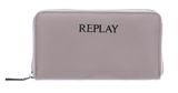 REPLAY Gusset Wallet with Zipper Dark Sand
