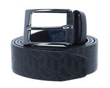 TOMMY HILFIGER Layton Leather Belt Monogramm W90 Black