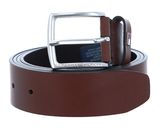 TOMMY HILFIGER Casual Leather Belt 3.5 W80 Dark Tan TOMMY HILFIGER Casual Leather Belt 3.5 W80 Dark Tan