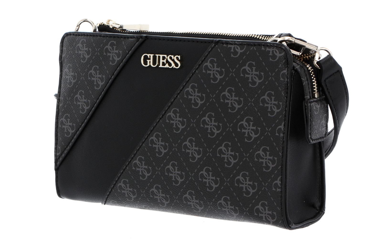 guess camy double zip crossbody