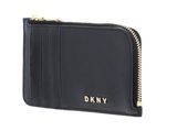 DKNY Bryant Zip Card Holder Black / Gold