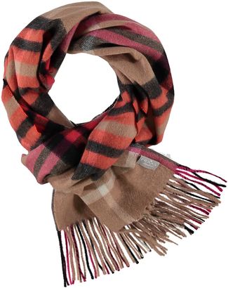 FRAAS Pure Cashmere Scarf with FRAAS Plaid Sand