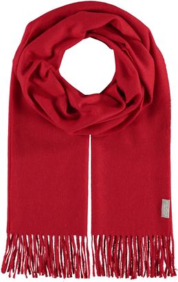 FRAAS Pure Cashmere Scarf with Fringes Tomato