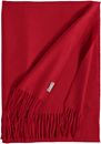 FRAAS Pure Cashmere Scarf with Fringes Tomato