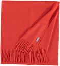 FRAAS Pure Cashmere Scarf with Fringes Orange