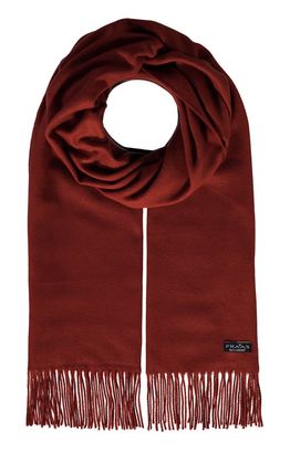 FRAAS Pure Polyacrylic Scarf Rust