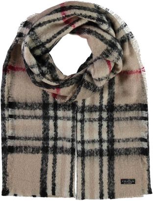 FRAAS Cashmink® stole with FRAAS pattern Beige