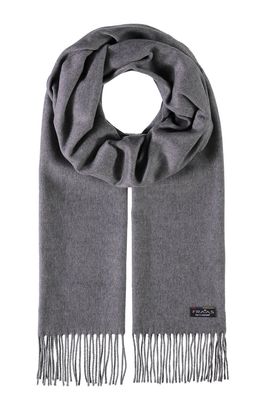 FRAAS Cashmink® Scarf with Fringe Mid Grey