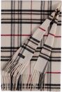 FRAAS Cashmink® Scarf with FRAAS Plaid Cream-White