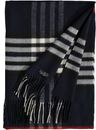 FRAAS Cashmink® Scarf with FRAAS Plaid Blue FRAAS Cashmink® Scarf with FRAAS Plaid Blue