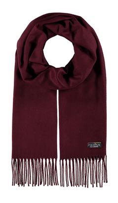 FRAAS Cashmink® Scarf with Fringes Wine