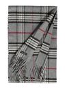 FRAAS Cashmink® Scarf with FRAAS Plaid Grey