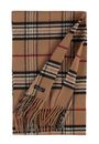 FRAAS Cashmink® Scarf with FRAAS Plaid Camel FRAAS Cashmink® Scarf with FRAAS Plaid Camel