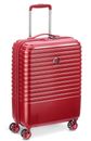 DELSEY PARIS Caumartin + 4 Double Rolls Cabin Trolley 55 Slim Line Red