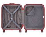 DELSEY PARIS Caumartin + 4 Double Rolls Cabin Trolley 55 Slim Line Red