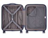 DELSEY PARIS Caumartin + 4 Double Rolls Cabin Trolley 55 Slim Line Steel Blue DELSEY PARIS Caumartin + 4 Double Rolls Cabin Trolley 55 Slim Line Steel Blue