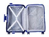 DELSEY PARIS Moncey 4 Double Rolls Cabin Trolley 55 Marine Blue DELSEY PARIS Moncey 4 Double Rolls Cabin Trolley 55 Marine Blue