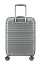 DELSEY PARIS Caumartin + 4 Double Rolls Cabin Trolley 55 Slim Line Grey