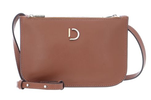 DECADENT Marcia Small Double Bag Nappa Cognac