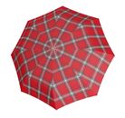 Knirps T.200 Medium Duomatic Check Red & Navy